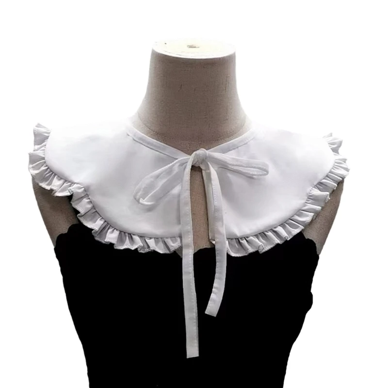 

False Collar Casual Decorative Shirt Dress Collar Elegant Large Lapel Shawl