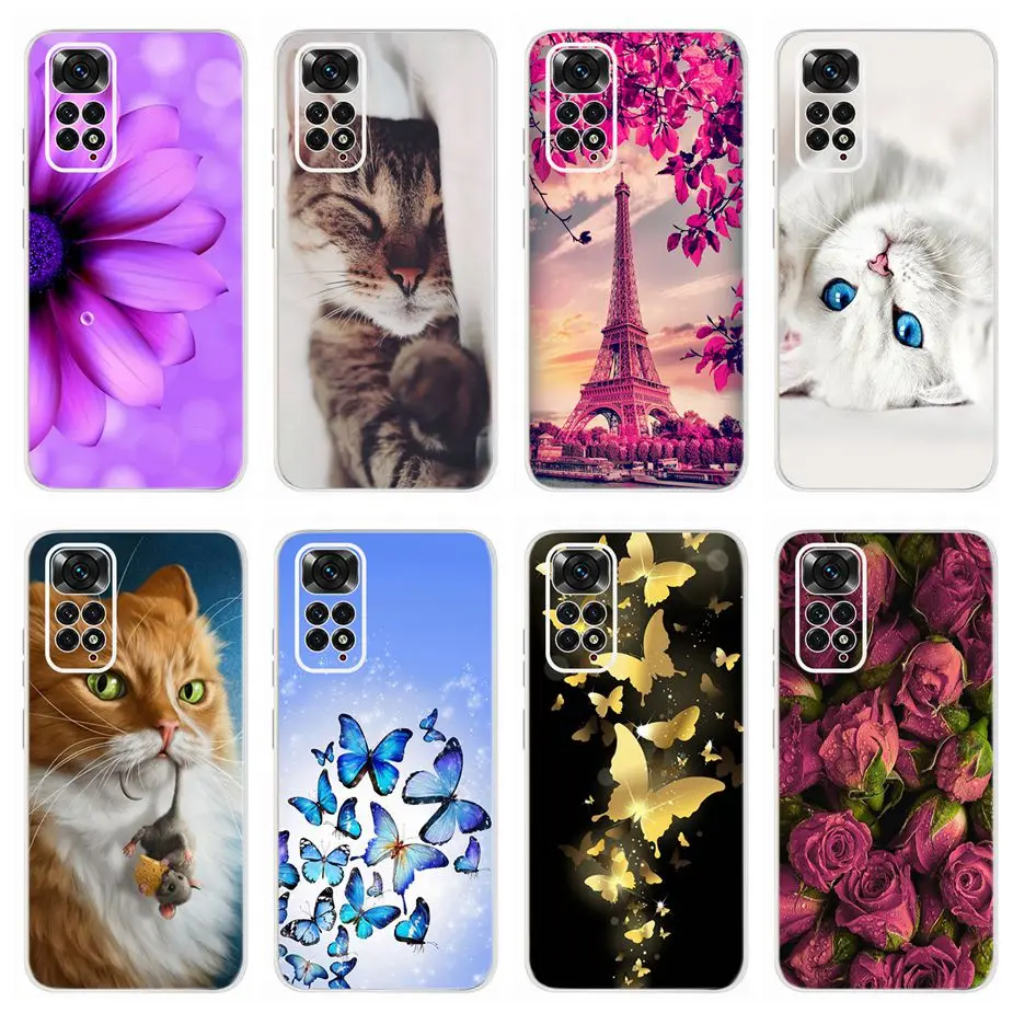 For Xiaomi Redmi Note 11 Case Redmi Note 11S Covers Silicone Soft Fundas Phone Case For Xiaomi Redmi Note 11 Pro Note11 S Bumper