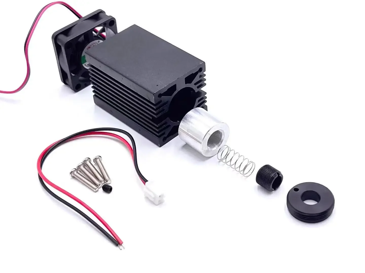 TO18-5.6mm laser module hardware, laser diode radiator kit, including fan, focusing mirror