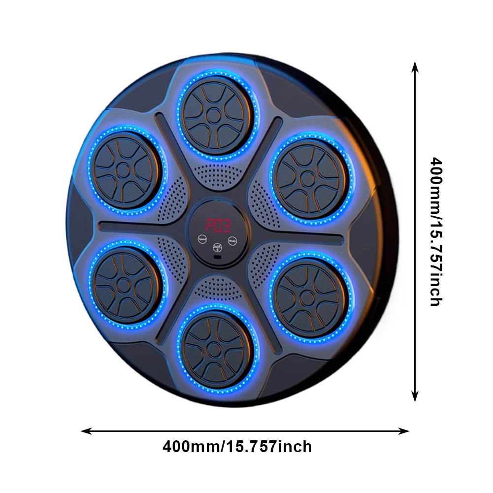 New Smart Music Boxing Machine Adult/Children Sports Fitness Boxing Trainer Home Exercise Response Training Boxing Wall Target 6