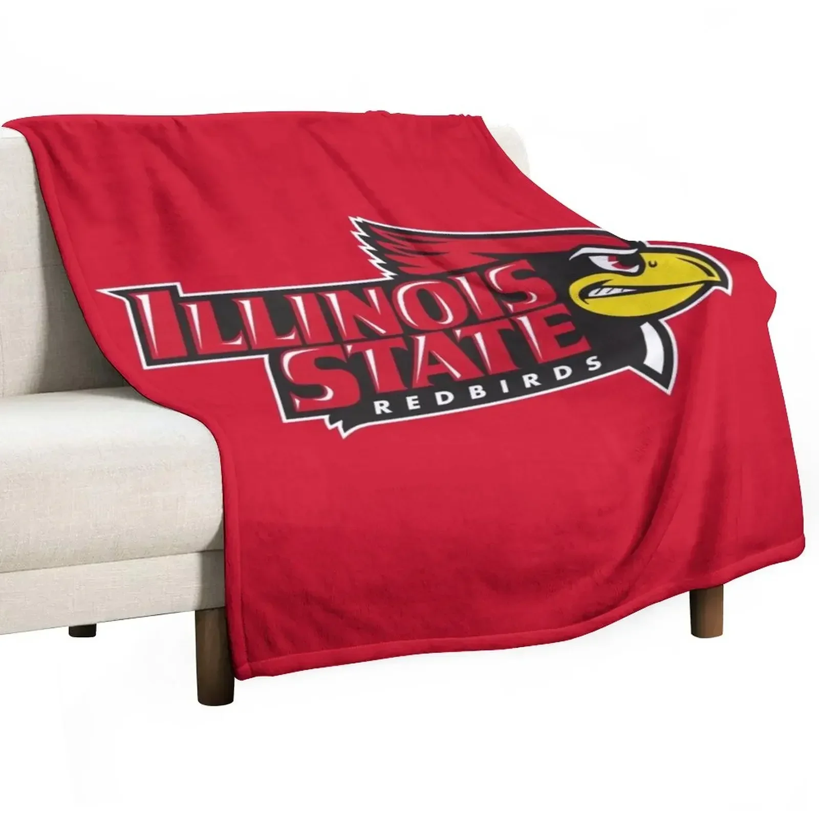 

the Redbirds Illinois State-icon Throw Blanket heavy to sleep Loose Blankets