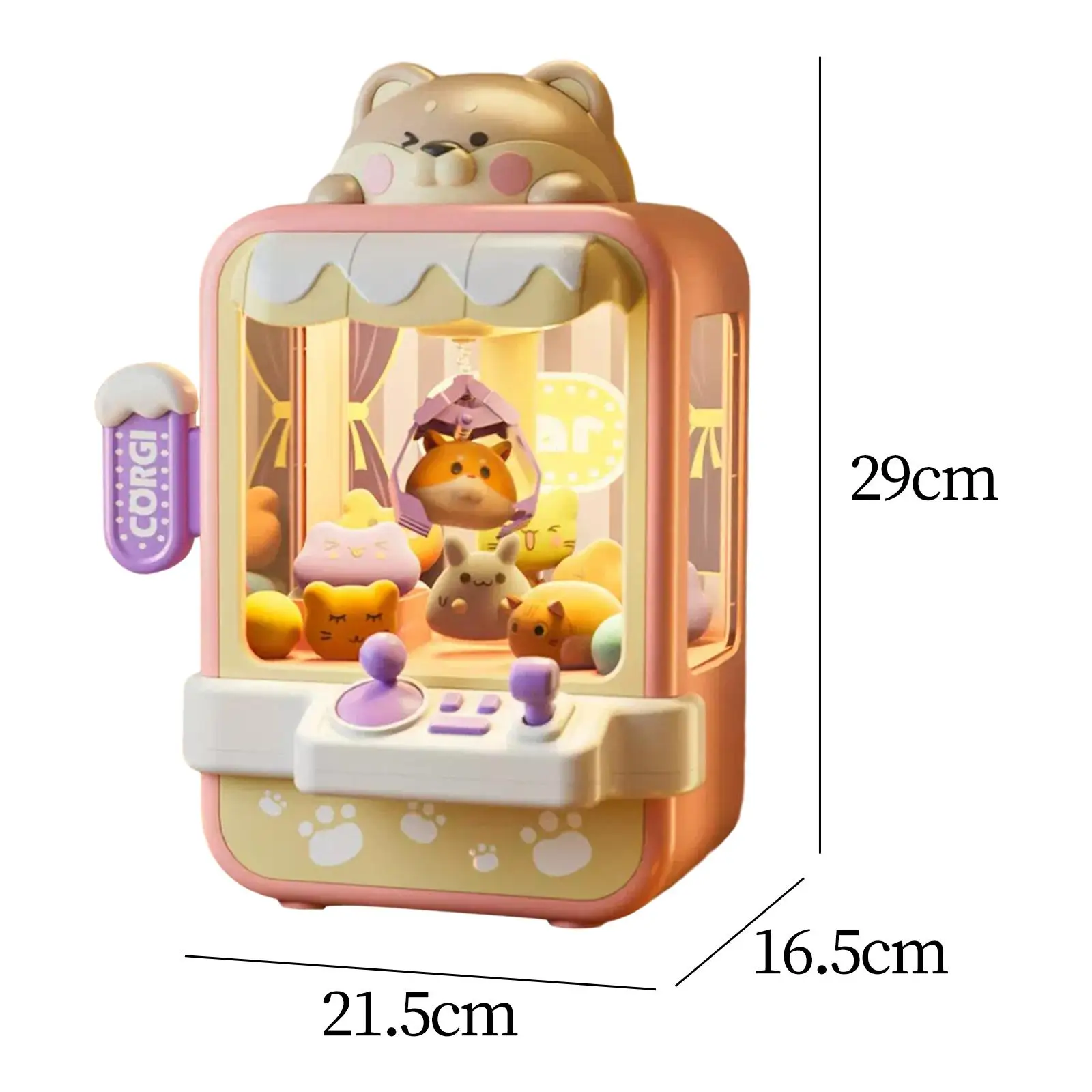 Tabletop Claw Machine Mini Vending Machine for Boys Girls Entertainment 6