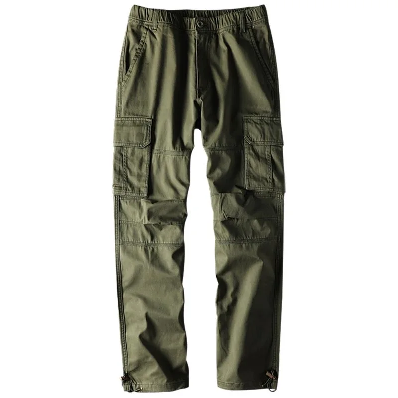 

Germany Men's Cargo Pants Mens Casual Multi Pockets Military Tactical Pants Men Outwear Army Straight slacks Long Trousers