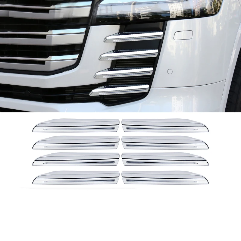 

Car Front Grille Bumper High Gloss Chrome Exterior Decoration Strip for Toyota Land Cruiser 300 Lc300 2022 Accessories