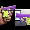3D Carrot gun Mini 1911 Toy Gun Model Cannot Shoot Printing Fidget Toys For Kids Adults Boys Birthday Gifts 3