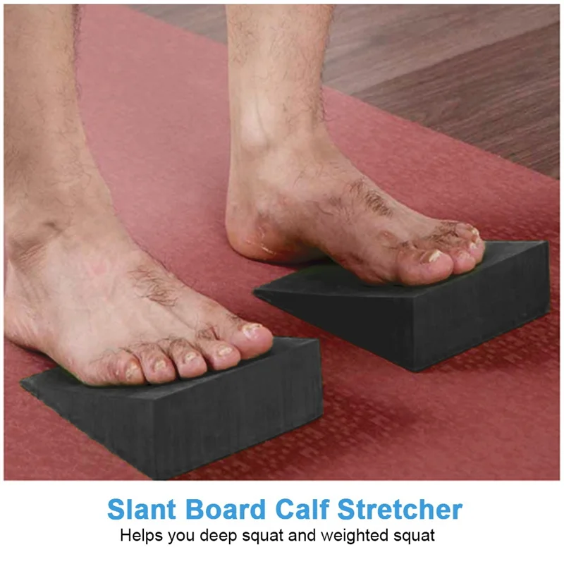 Yoga Mats Adjustable Squat Ramp Incline Board Improve Strength for Squat and Deadlift 2 Pcs yoga mat,sports floor mats,yoga fitness equipment