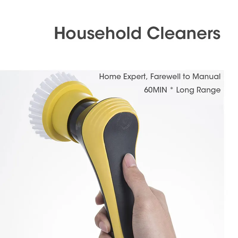 10-in-1 다기능 전기 청소 브러시, USB 충전, 욕실 세척 브러시, 주방 청소 도구, 가정용 청소 브러시