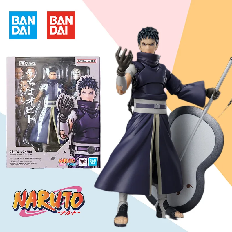 

Bandai Original SHF S.H.Figurats Naruto OBITO UCHIHA Anime full Action Figure Finished Model Kit Toy Gifts