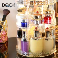 360 Degree Rotation Make Up Organizer Box Cosmetic Organizer Transparent Fashion Spin Multi-Function Detachable Acrylic 1