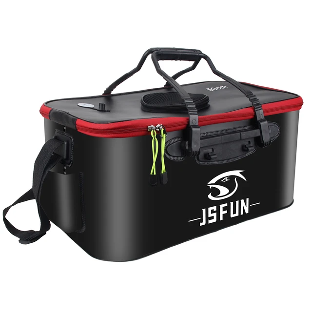 Portable EVA Fishing Bag Folding Fishing Bucket Live Fish Box