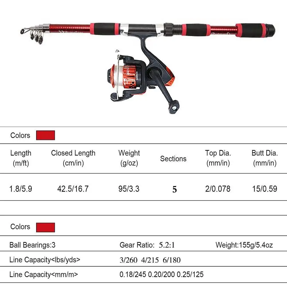 Longo Casting Spinning Vara De Pesca Combo, Equipamento De Pesca Set, Carretel De Carbono Ultraleve, Equipamento Para Iniciantes, Viagem