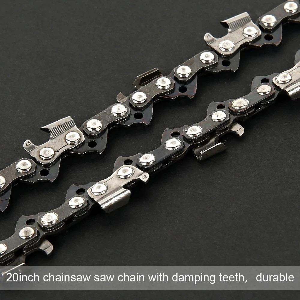 20 Inch Chainsaw Chain 76 Knots Alloy Steel Replacement Chain Sharp Heavy Duty Lumber Cutting Attachment 6