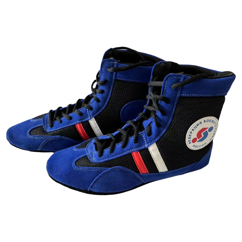 Shoes for Sambo Sambovki Combat Fighting Shoes Training Competition Unisex Wrestling Shoe