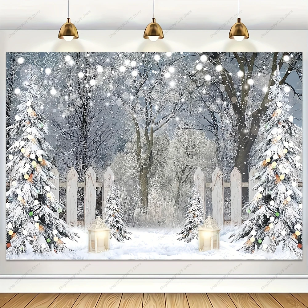 Avezano Toile De Fond De Photographie D'Hiver 2.5x1.8m