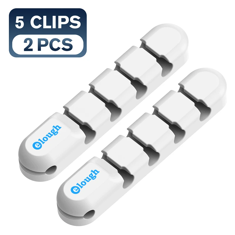5 Clips 2PCS Whie