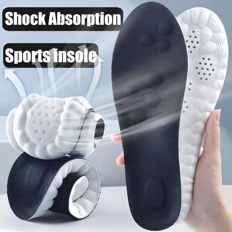 

Orthopedic Insoles Latex Sport Insoles Soft Breathable Deodorant Shoe Pad Shock Absorption Cushion Arch Support Insole Men Women