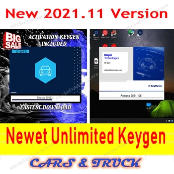 Autocoms 2021.11 + Delphis 최신 업데이트, Keygen 설치, Delphis VD Ds 150 CDP 자동차 진단 도구, 2021.10b