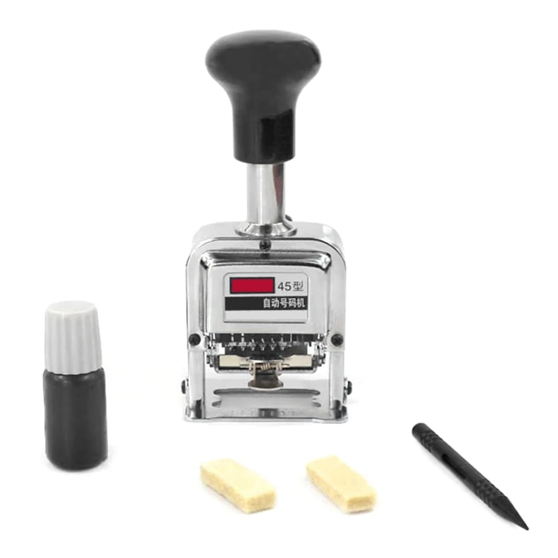 LUWEI Numbering Machine Automatic Numbering Machine Code Page Digital Seal Office