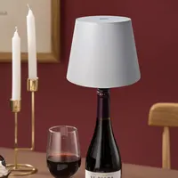 Wireless Wine Bottle Lamp Rechargeable LED Touch Table Lamp Dimming Atmosphere Desk Lamp Bedroom Night Light Christmas Gifts 2