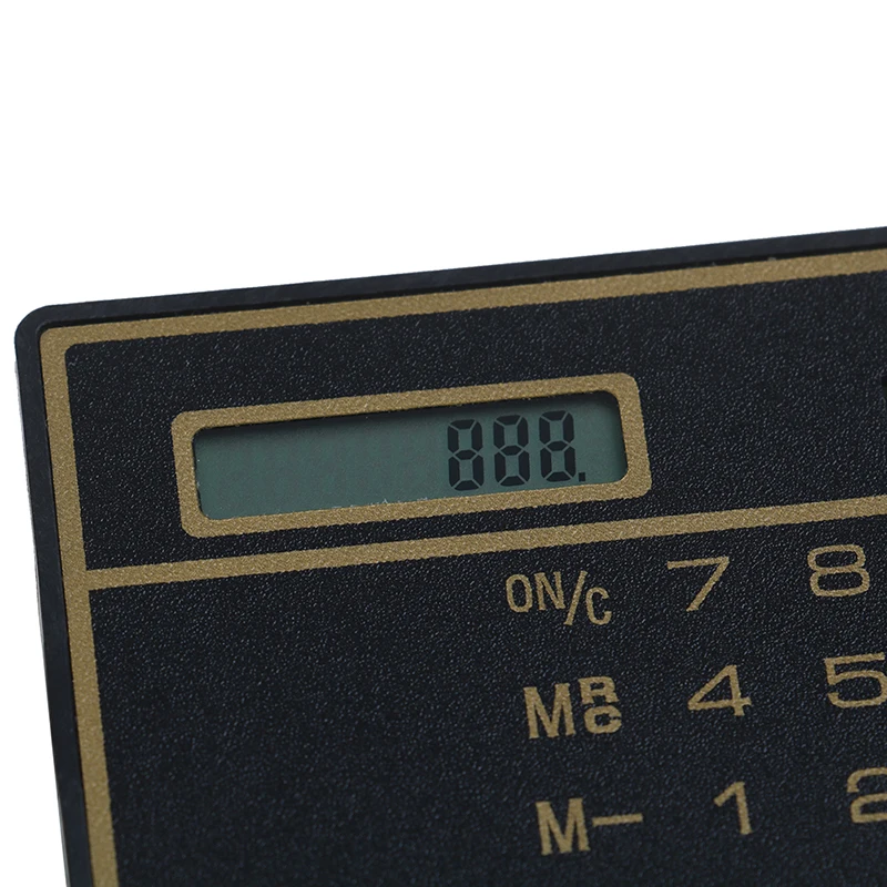 Mini Digital Calculator Credit Card Size Stealth School Cheating Pocket Size 8 Digit