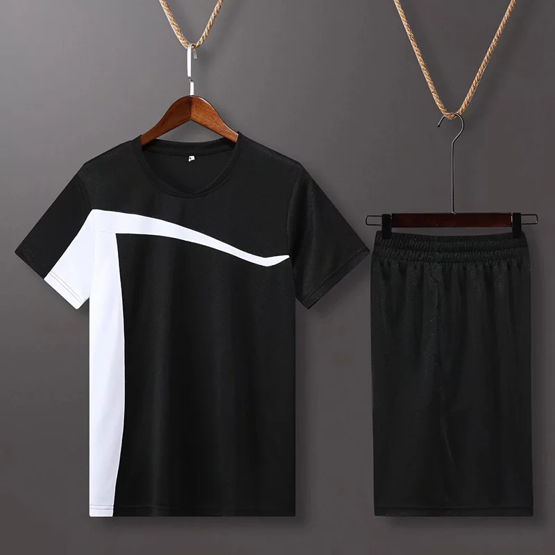Men's Short Volleyball Jersey Suits Student Competition Team Training Uniforms Male Sportswear Print Name Number Logo