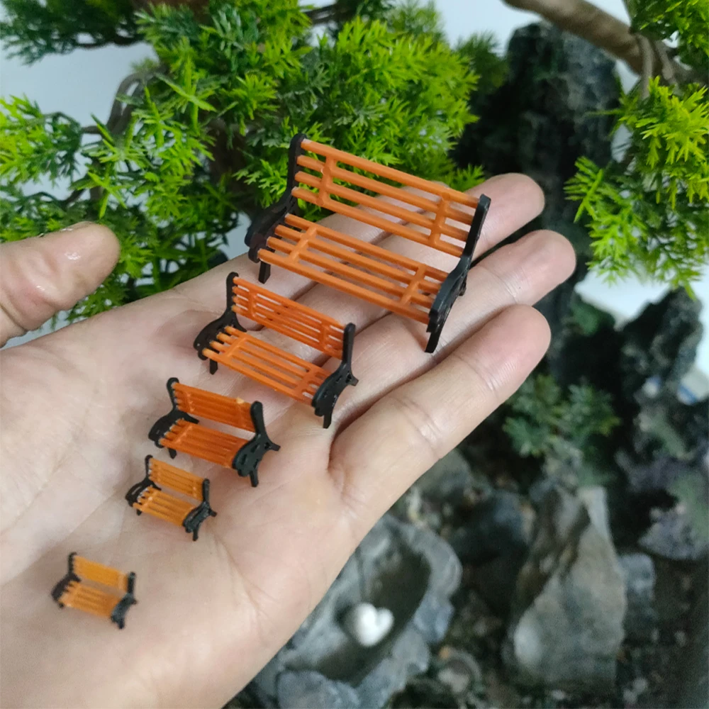15 Stück Parkbänke Für Modelleisenbahn HO 1:87 – Miniaturmöbel Für Landschaftsbau