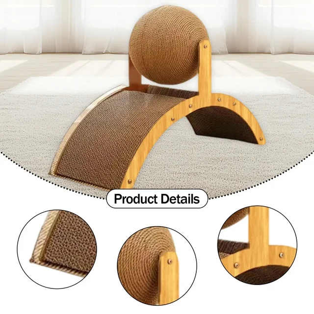 Natural Sisal Cat Scratcher 2