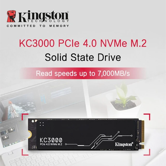Kingston ssd m2 nvme m.2 4,0 pcie 1024x4 kc3000 512GB GB 1TB 2TB interne  Solid-State-Festplatte Festplatte für ps5 Desktop - AliExpress