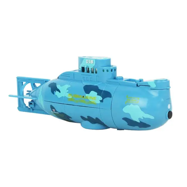 1 Set Compact RC Speedboat Toy Kids Water Submarine Toy RC Submarine Toy USB Charging  Model Toys 2