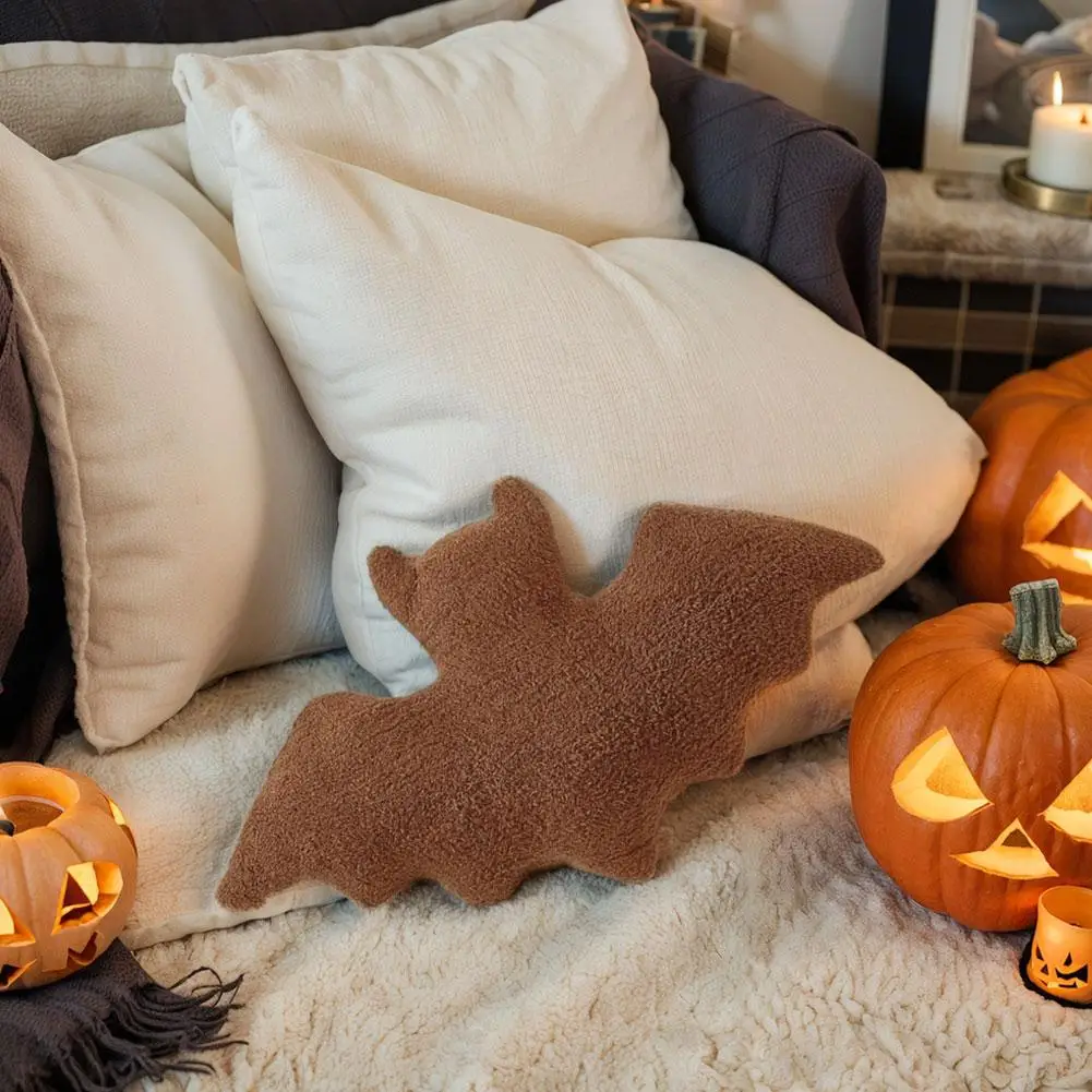New Halloween Bat Plush Toys For Indoor Home Decor Cute Soft Stuffed Sofa Bed Pillow Dolls For Kid Birthday Christmas Gift 3