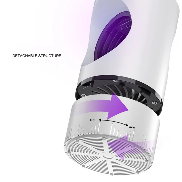 Fizikai Ölési Szúnyoggép Usb Éjszakai Fényhullám Rovar Csapda Sugárzás Nélküli Szúnyogtaszító A Nappali Hálószobához - Image 3