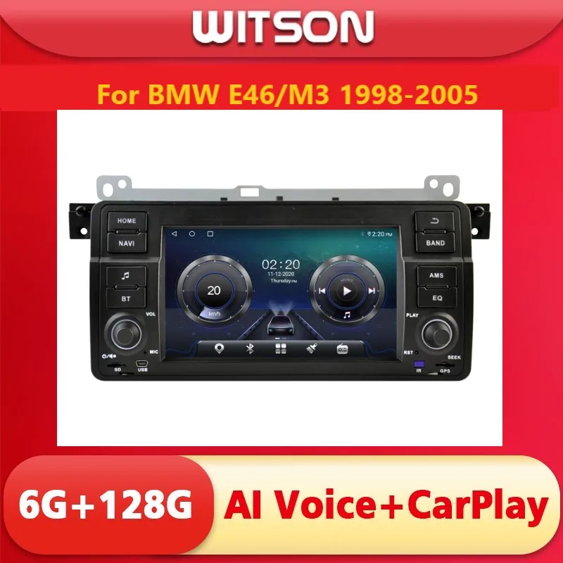 Witson Android 13 Autoradio Gps Per Bmw E46 M3 1998-2005 Auto Multimedia Player Stereo Autoaudio Carplay Unità Principale Del Veicolo