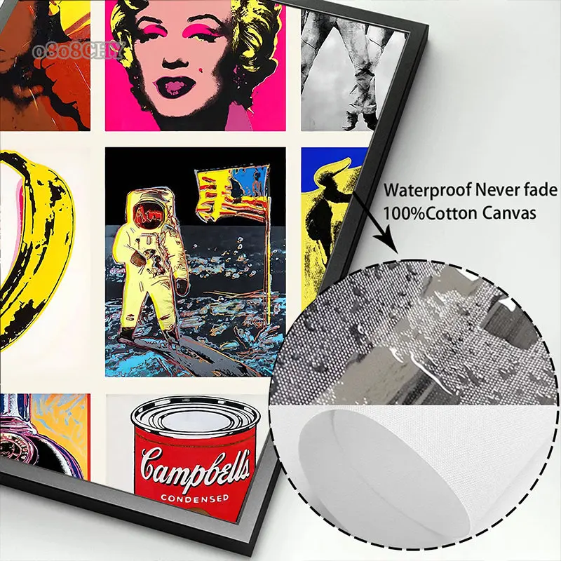Pop Art Andy Warhol Canvas Art Posters And Prints Kitchen
