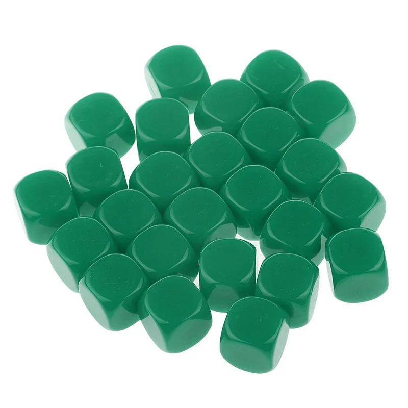 Set Di 50 Dadi Da Gioco In Acrilico 14 Mm | 10 Colori Con Sacchetto Di Velluto | Per Giochi Da Tavolo E Di Ruolo | Numeri Ben Leggibili