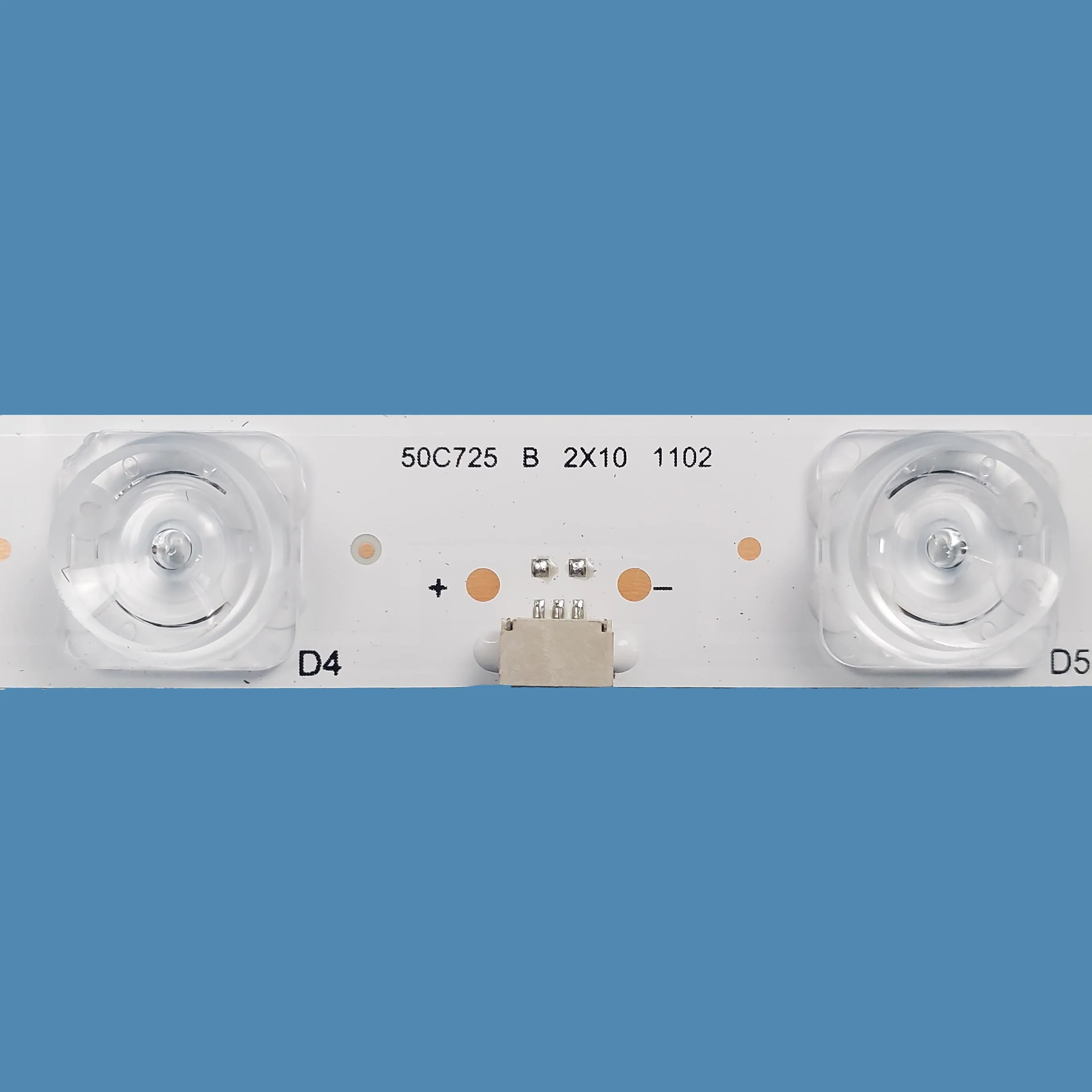 LED strip for 50 inch 50C725 A 2X20/B2X10 1102 20 + 10LED 6V OD20 with blue light 2A2B 4pcs/set led tv