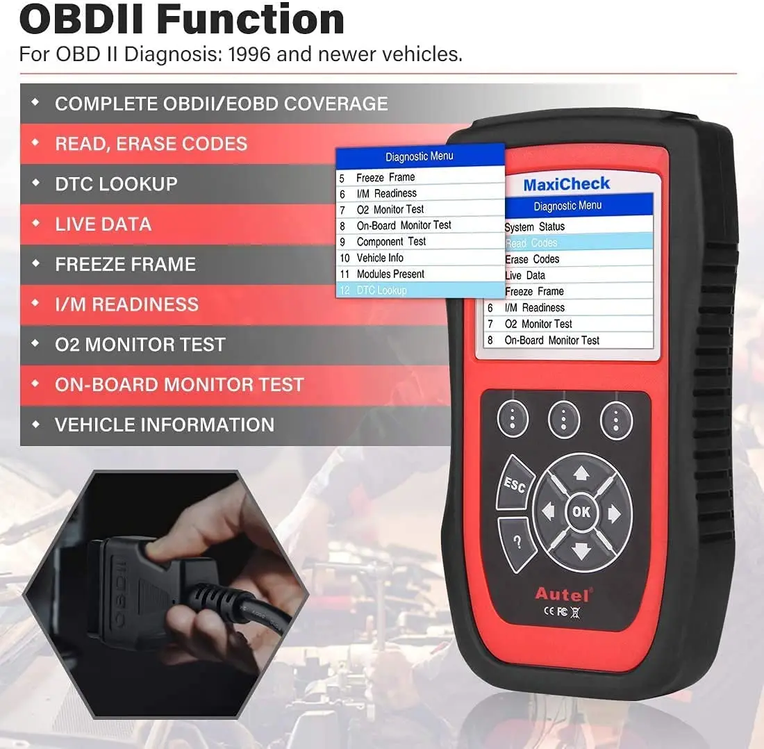 car battery charger price Autel MaxiCheck Pro ABS Autobleed OBD2 Diagnostic Tool With ABS/ SRS/BMS/DPF/EPB/Oil Reset/SAS Same as AL519/ML519 Code Reader auto battery charger