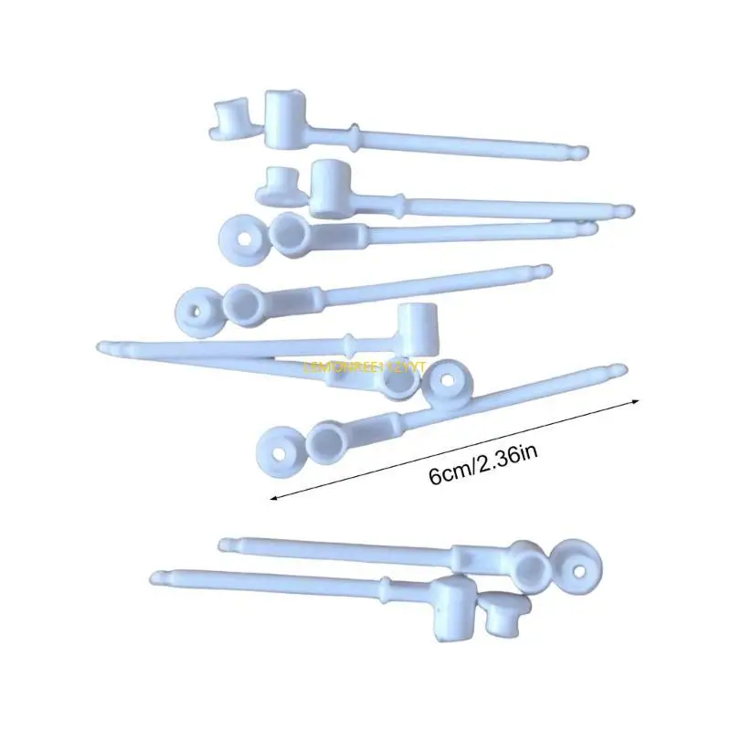 23GD 100Pieces Plastic Windmill Sticks Pinwheel Rods For Garden Decors Craft Supply