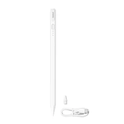 Baseus 3rd Gen Wired Charging Stylus Pen with Active Tilt Sensitivity (White)