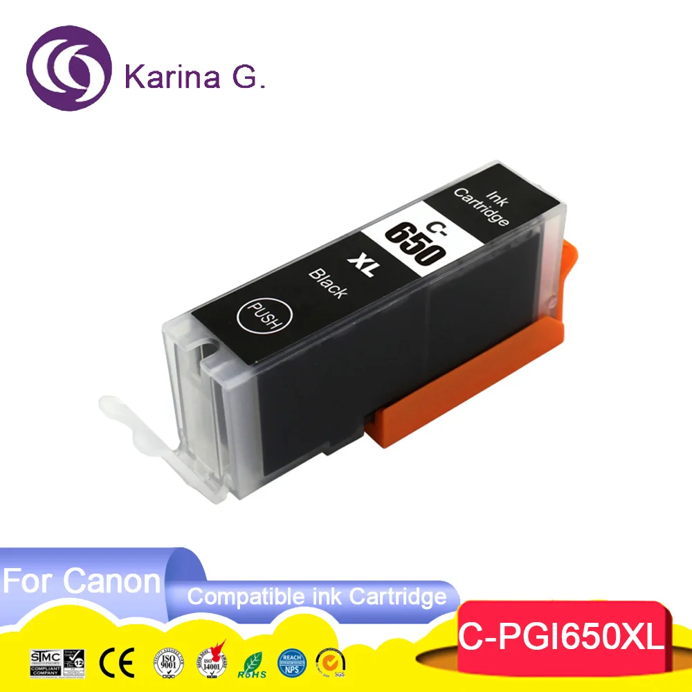 PGI650 650 651 XL 650XL CLI-651XL 651XL Premium Compatible Color Inkjet Ink Cart