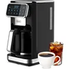 12 Cup Programmable Drip Coffee Maker with Touch Screen,Auto Shut-Off, 4-Hour Keep Warm Plate, Anti-Drip System,Permanent Filter 1