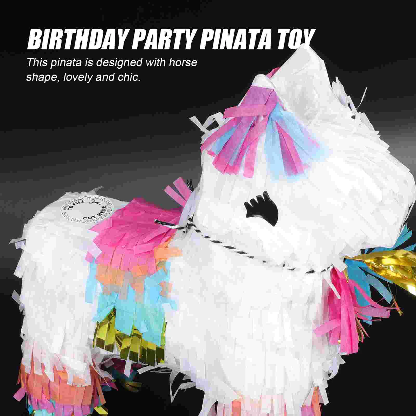 Piñata De fiesta, piñatas mexicanas, juguetes, relleno, recuerdo De juego  temático, premios De cumpleaños, caballo, burro, Cinco suministros, evento,  Lunes De - AliExpress