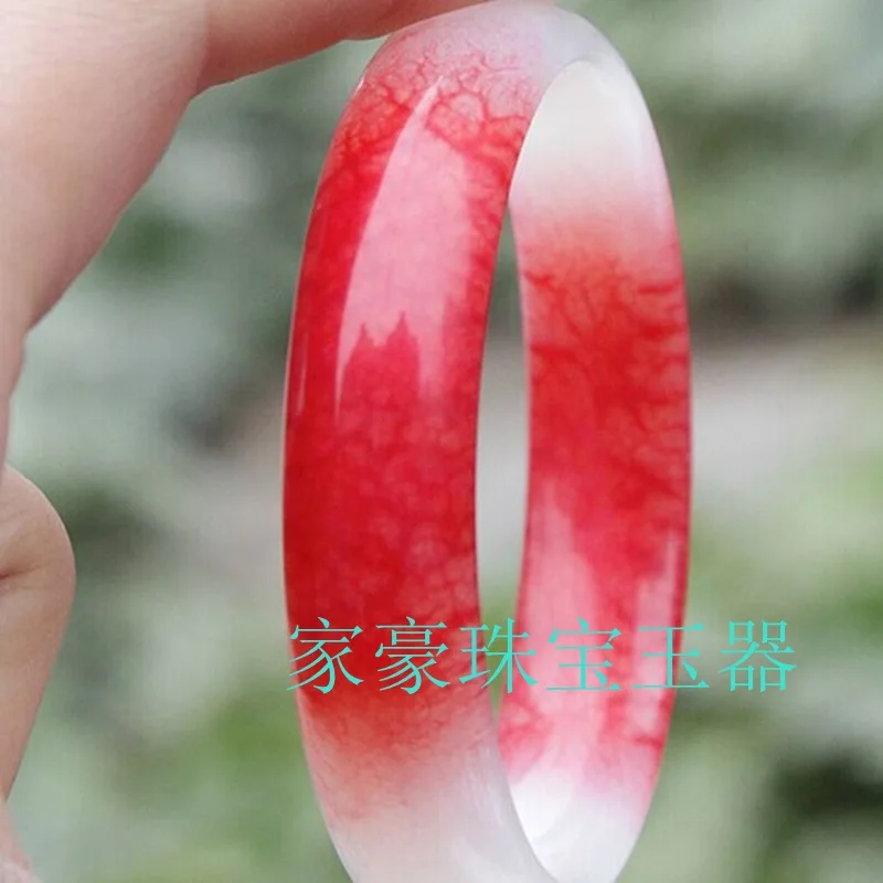 

Xiuyan Jade Chicken Blood Jade Jade Bracelet Jade Bracelet Chicken Blood Jade Jade Bracelet