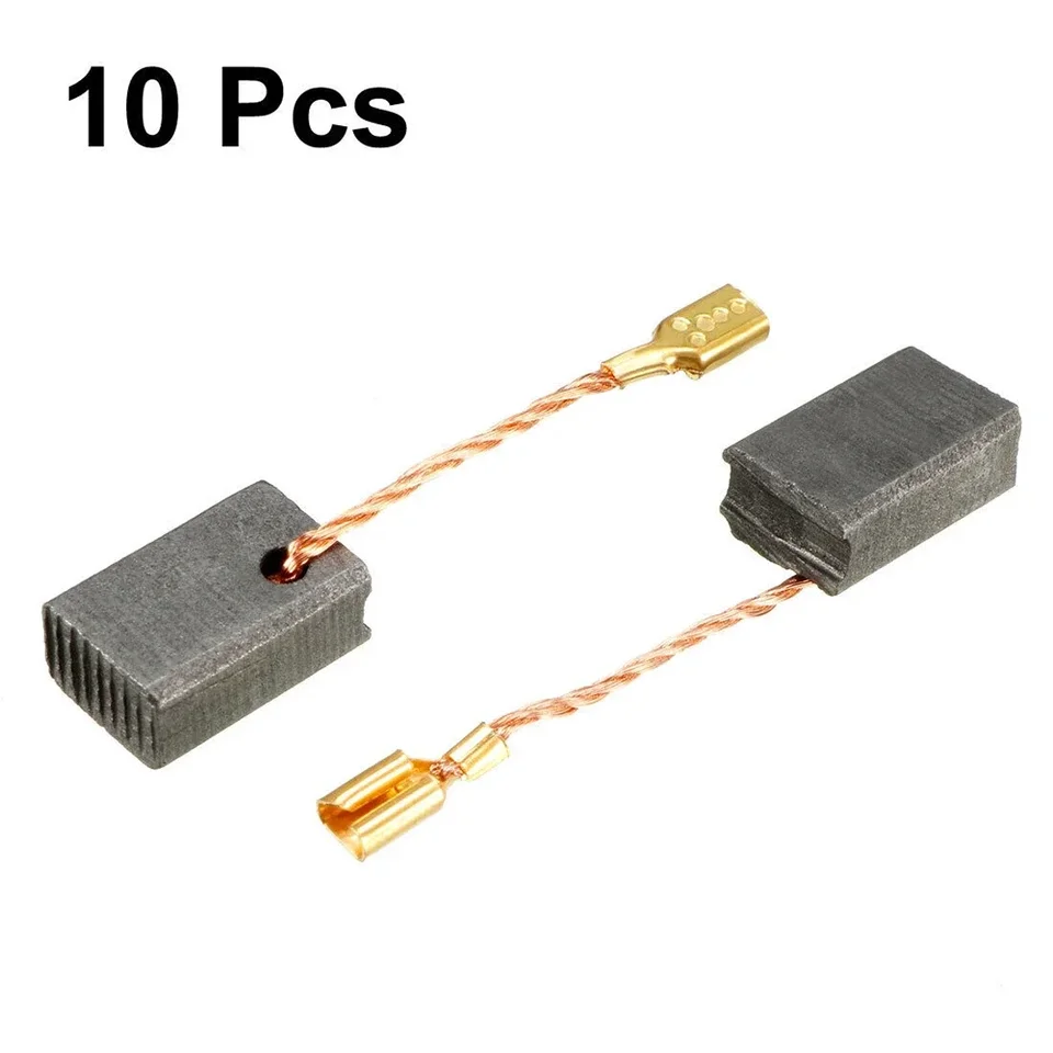 Lot De 2 Paires De Balais De Charbon Moteur 6,5 X 7,5 X 12 Mm Compatibles Avec Perceuse à Marteau Perforateur Rotatif Guild PDH26G 1000 W Mannesmann 12590