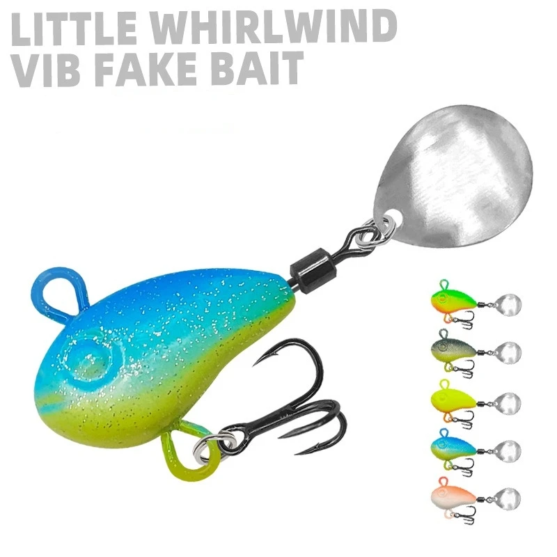 Fish Sinking 7G 15G VIB Lure Spoon Spinner Fishing Bait Wobblers Metal Jig