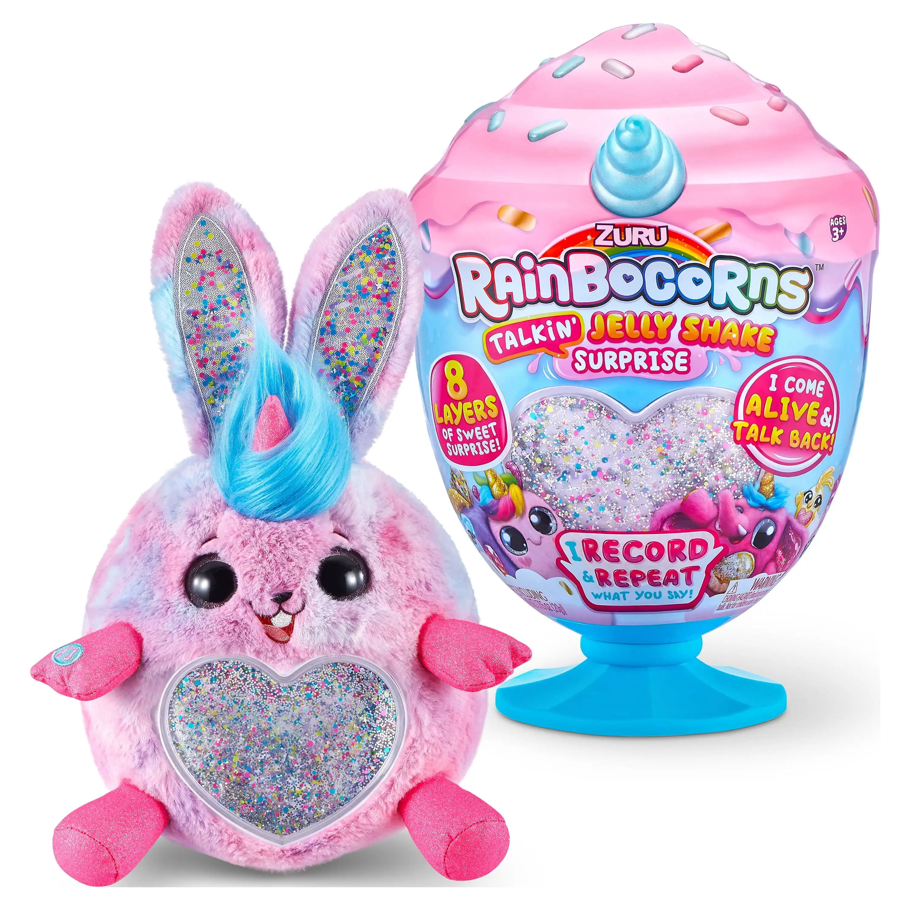 Zuru-レインボーとゼリーの電子ぬいぐるみ、話すことと歌うこと、魔法