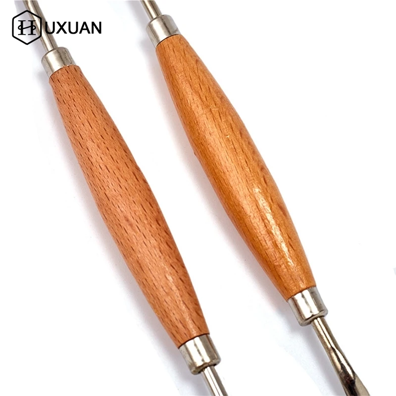 Leather Craft Tool Set Modeling Stylus Carving Tool Embossing Carving Blade Press Design 2pcs