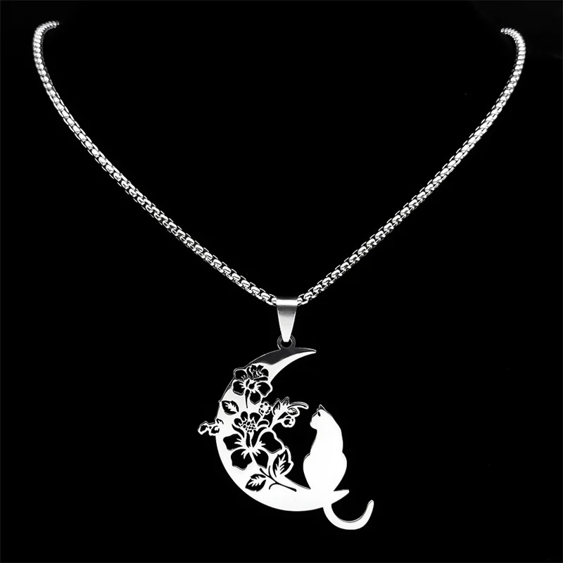 Boule de soleil en forme de lune, pendentif en métal suspendu en