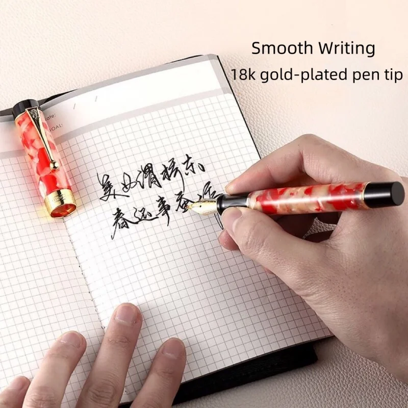Jinhao 100 세기 만년필 F 0.5mm/M 0.7mm 펜촉 그리기 선물 B1 쓰기를위한 고품질 비즈니스 사무실 공급 업체