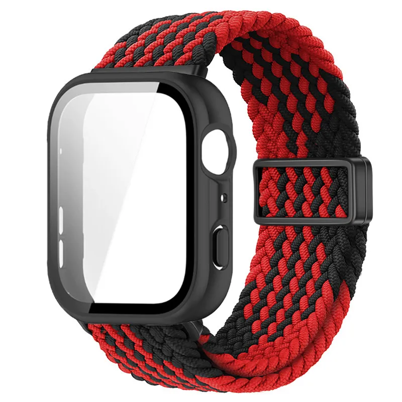 Braided Nylon Strap with Magnetic Buckle and Protective Screen Cover