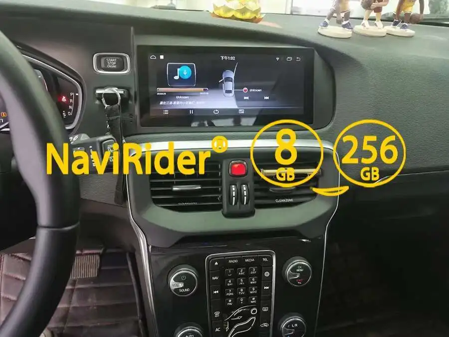8.8" Android 13 Car Stereo Radio For Volvo V40 2011-2018 Multimedia Video Player